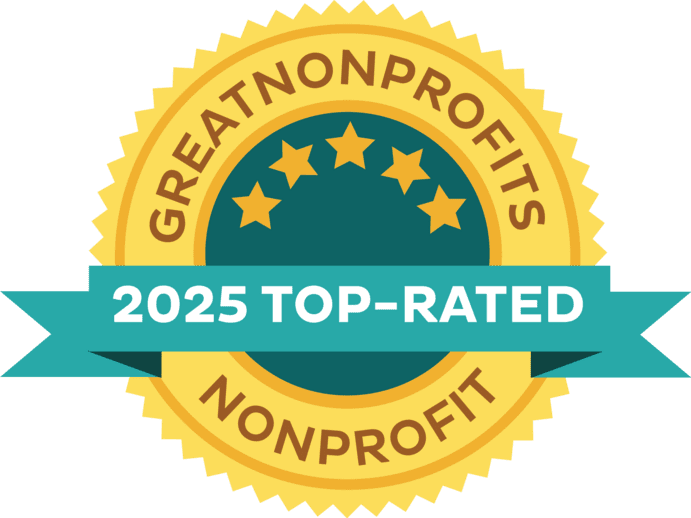 Great Nonprofits 2025 Top-Rated badge